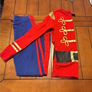 Red & Blue Holiday Nutcracker-Inspired Pajama Set